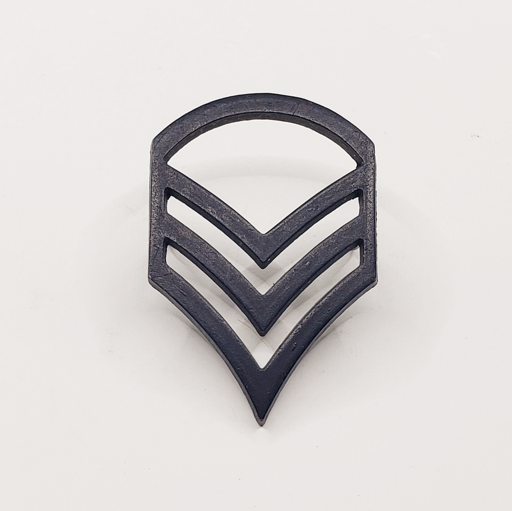 US Army 1st Class Rank Stripes Collar Insignia Tack Pin